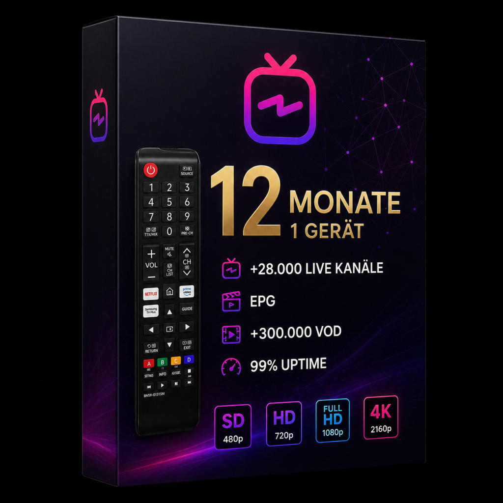 12 MONATE IPTV