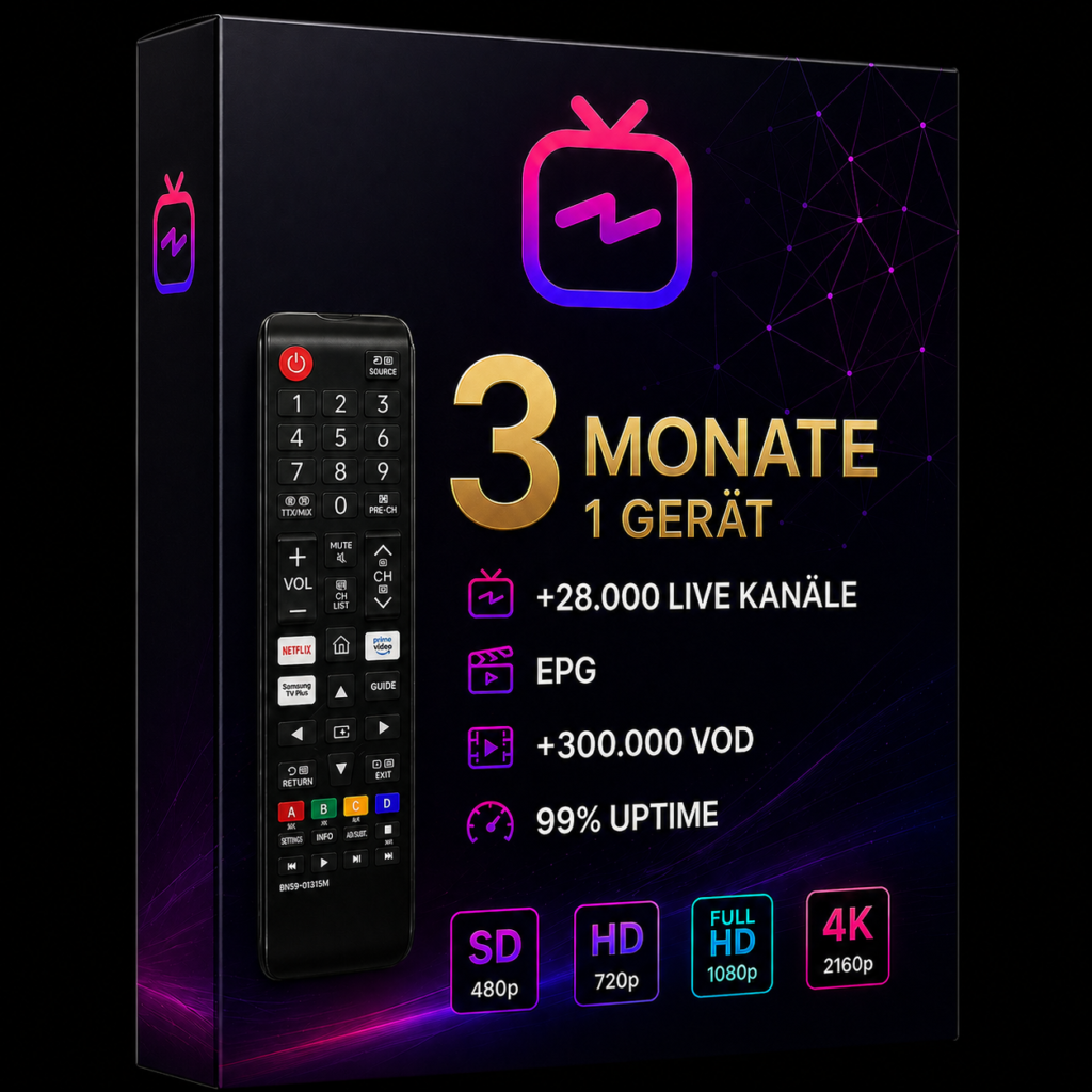 3 MONATE IPTV